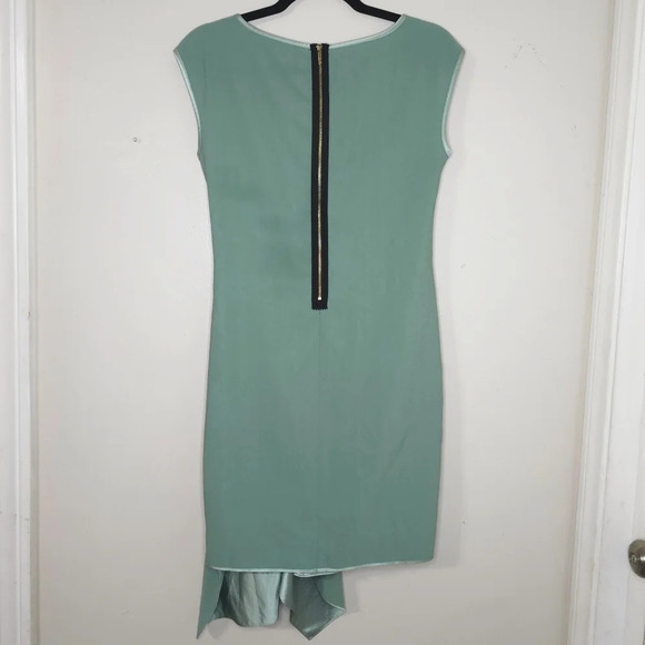 RACHEL RACHEL ROY Most Wanted 2 Sheath Dress w/ Faux Tie Waist, Jade, S - Picture 5 of 11